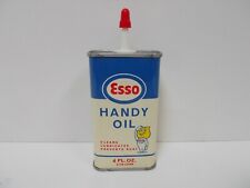 Vintage NOS (New Old Stock) ESSO / Humble 4 oz HANDY OIL Metal Can  Gas Station picture