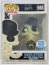 Pop Tim Burton's Corpse Bride Skeleton #988 GITD Chase Exclusive Funko Shop Pop picture