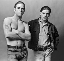 Warhol Superstar Joe Dallesandro and his brother Bobby 1970 Old Photo 2 picture