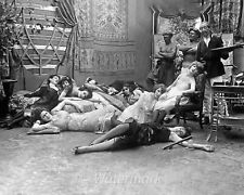 FRENCH OPIUM PARTY 1918 HISTORIC 8X10 PHOTO picture