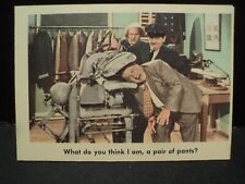 1959 Fleer #22- Three Stooges Card 3 Stooges no creases picture