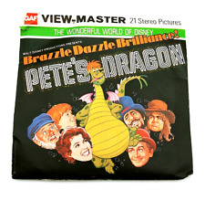 Vintage 1977 GAF View-Master Disney's PETE'S DRAGON H38 3d 3 Reel Set & Booklet picture
