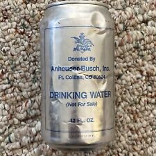 Vtg 1993 Anheuser Busch BUDWEISER Drinking Water Bud Test Beer Fort Collins CO picture
