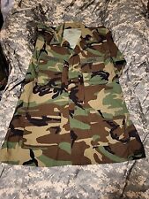 USGI Military Army Combat Coat Blouse Shirt Woodland Camo BDU  Large X Long picture