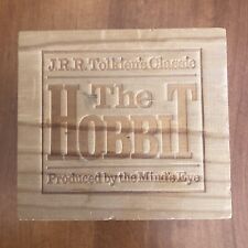 The Hobbit J R R Tolkien 6 Cassette Audio Book In Collectors Wood Box Mind's Eye picture