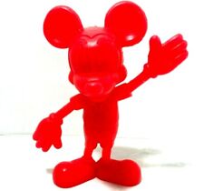 Vintage Marx Walt Disney Red Hard Plastic Mickey Mouse Figurine 6