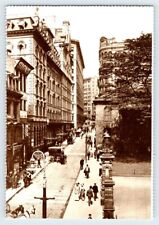 1890's School Street Boston Massachusetts Reprint Postcard BRL21 picture