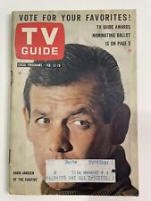 TV Guide February 1964 DIANA HYLAND MR GREEN JEANS ROBERT VAUGHN THE FUGITIVE picture
