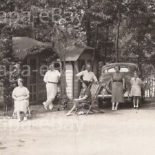 1930s RPPC Blower's Elkhorn Cabins Houghton Lake Prudenville Roscommon Postcard picture