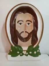 Wonder Art Jesus Christ Concave Face Porcelain Bust Eyes Follow Me 10.75