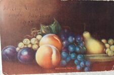 Vintage Postcard Choice Fruits Art Card (A96) picture