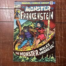 The Monster Of Frankenstein 5 Bronze Age Marvel Comics 1973 picture