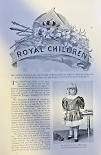 1896 Royal Children Germany France Spain Austria picture