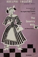 The Country Wife 1956 Adelphi Theatre Programme.Laurence Harvey/Marian Spencer+ picture
