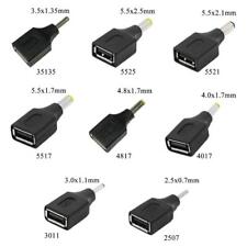 Adapter to 5.5x2.5 5.5x2.1 5.5x1.7 4.8x1.7 4.0x1.7 3.5x1.35 3.0x1.1 2.5X0.7mm picture