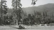 RPPC Camp Nelson Tulare Co CA Hiller OH-23 Helicopter Real Photo Postcard 1962 picture