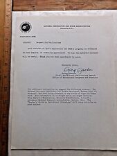 1950's/60's NASA Transmittal Letter for Space Program Educational Material picture
