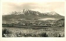 Colorado Paonia 1930s Mt Lamborn Birdseye RPPC Photo Postcard 22-2928 picture