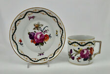 Antique Austrian Coffee Cup & Saucer, Meissen Style picture