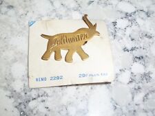 1960's GOP Barry Goldwater Elephant Gold Tone Pinback Pin On Card Republican picture
