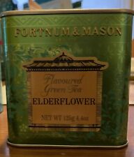 FORTNUM & MASON TIN/CADDY *EMPTY* Flavoured Green Tea Elderflower, 125g picture