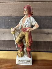 1970s Lionstone Whisky Buccaneer Pirate Decanter 14.5” picture