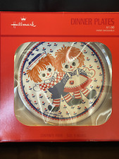 Vintage Hallmark Raggedy Ann Dinner Plates Spoons Forks Cups New picture