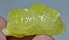 30 Carat Rare Yellow Brucite Crystal From Balochistan Pakistan picture