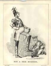 1854 Not Nice Lord Aberdeen Shoeblack Czar Nicholas Boots Satire picture