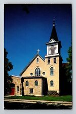 Iola WI-Wisconsin, Our Savior's Lutheran Church Vintage Souvenir Postcard picture