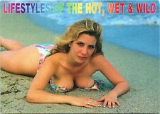 LifeStyles of the Hot Wet & Wild Girl Postcard Risque Ocean Blonde Bikini Beach picture