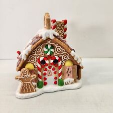 Partylite Gingerbread Christmas House Tealight Candle Snow Village Cottage P7304 picture