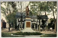 Statue Josiah Bartlett, Signer, Declaration of Independence Amesbury MA Postcard picture