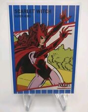 2023 Fleer Throwbacks '89 Marvel Edition Blue 3/25 Scarlet Witch #9 picture