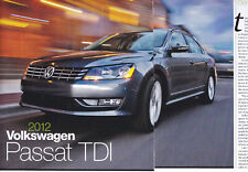 2012 Volkswagen Passat TDI SE Four Seasons Wrap-Up Test From USA Car Magazine picture