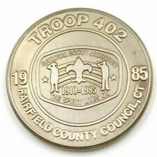 1985 National Jamboree Troop 402 Fairfield, County, CT Commemorative Coin BSA picture