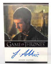 ©2012 Game of Thrones Season 2 Josef Altin as Pypar Autograph Card picture