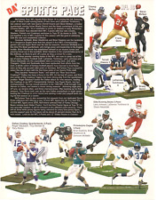 2007 McFarlane NFL Action Figures Toy PRINT AD ART - Frank Gore Tony Romo picture