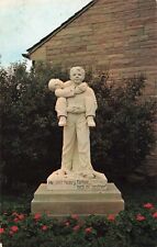 Omaha NE Nebraska, Symbolic of Boys Town Statue He's My Brother Vintage Postcard picture