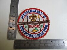 Vintage BSA Scouting 1971 Tall Pine Council Scoutcapades Cloth Patch BIS picture
