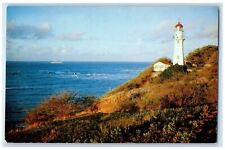 c1960 Diamond Head Lighthouse S.S. Lurline Off-Shore Honolulu Hawaii HI Postcard picture