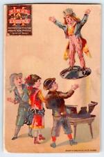 1880's KING'S FLOURS*BUCKWHEAT*GRAHAM*CAKE*WINTER WHEAT*UNCLE SAM*TRADE CARD picture
