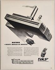 1950 Print Ad SKF Ball & Roller Bearings Motors for Industry Philadelphia,PA picture