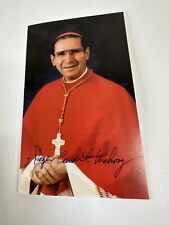ROGER MAHONEY HAND SIGNED RELIGIOUS PAMPHLET ARCHBISHOP OF LA picture