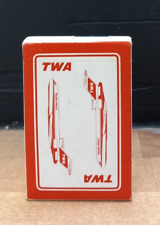 Vintage TWA Trans World Airlines Deck of Playing Cards Sealed Box picture