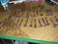 Vintage Dated Railroad/Telephone Pole/Barn Nails  A Lot Of 40 picture