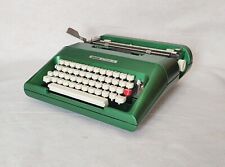 Classic vintage in metallic green OLivetti Lettrea 35 typewriter. picture