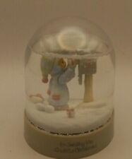 Precious Moments Vintage1986 Snow Globe “I’m Sending You a White Christmas”  picture