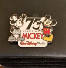 Vtg 2003 Walt Disney World Pin - 75 Years With Mickey Mouse - Steamboat Willie picture