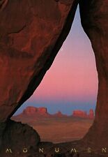 Monument Valley Tribal Park from Key Hole Window AZ Vintage Postcard Unposted picture